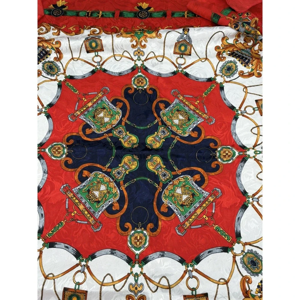 Scarf Abstract Design Made in Korea Womens 34.25